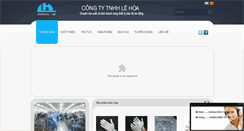 Desktop Screenshot of lehoasafety.com.vn